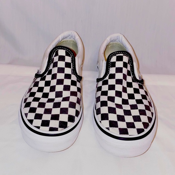 checkered vans size 3